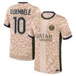 Günstige Fußballtrikots Paris Saint-Germain O. Dembele 10 Jordan Fourth trikot 2023-24 Kurzarm